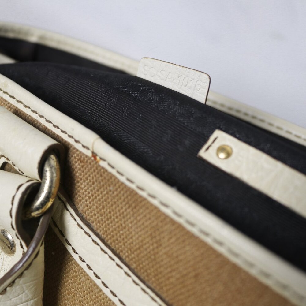 Celine leather trim canvas Boogie bag - Picture 10 of 14